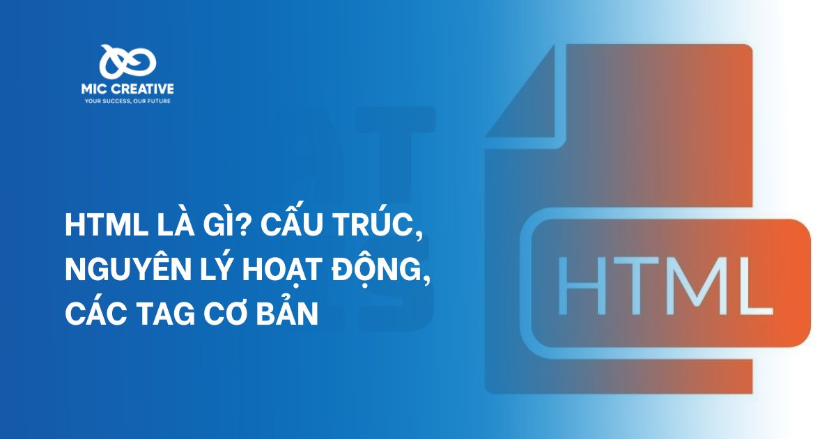 HTML là gì? Cấu trúc, nguyên lý hoạt động, các tag cơ bản