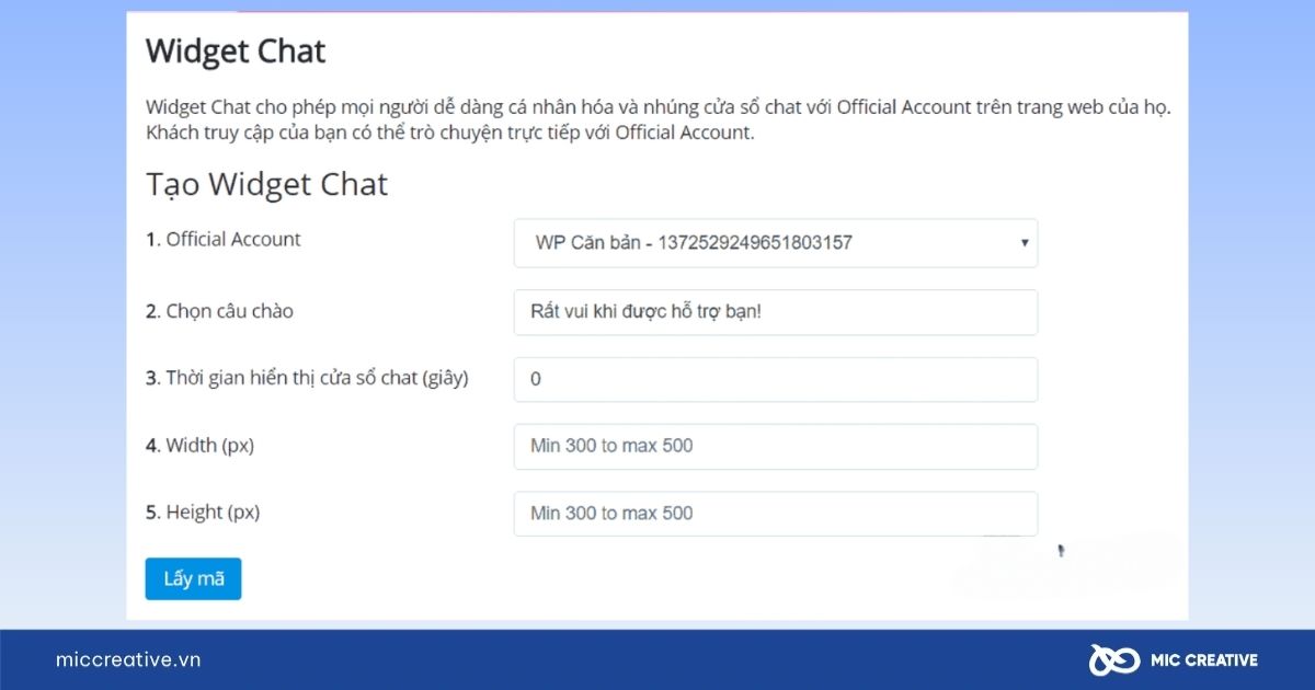 Cách nhúng Zalo chat vào website đơn giản trong vài phút nhung zalo chat bang ma nhung thu cong 2