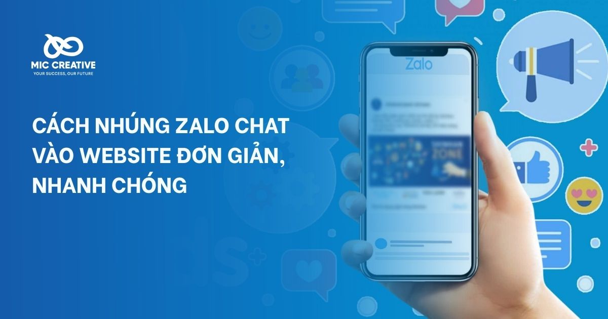 Cách nhúng Zalo chat vào website