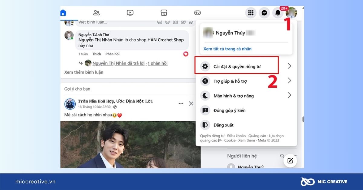 cách khóa trang cá nhân facebook