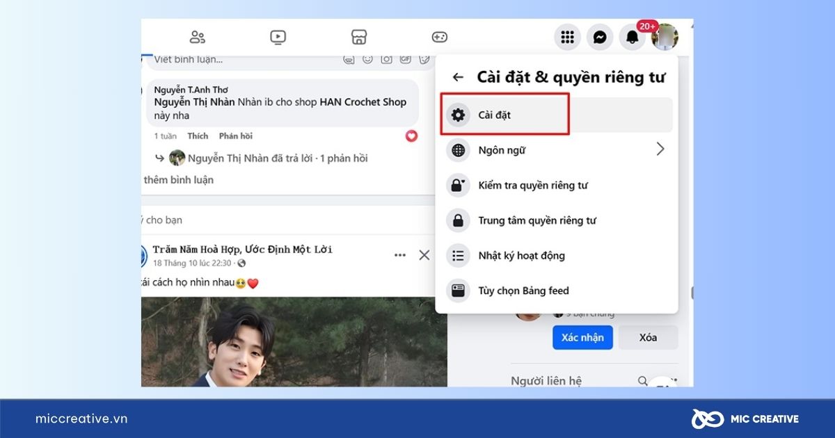 cách khóa trang cá nhân facebook