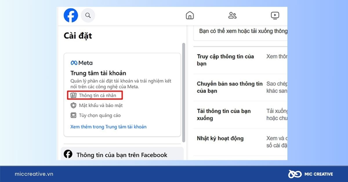 cách khóa trang cá nhân facebook