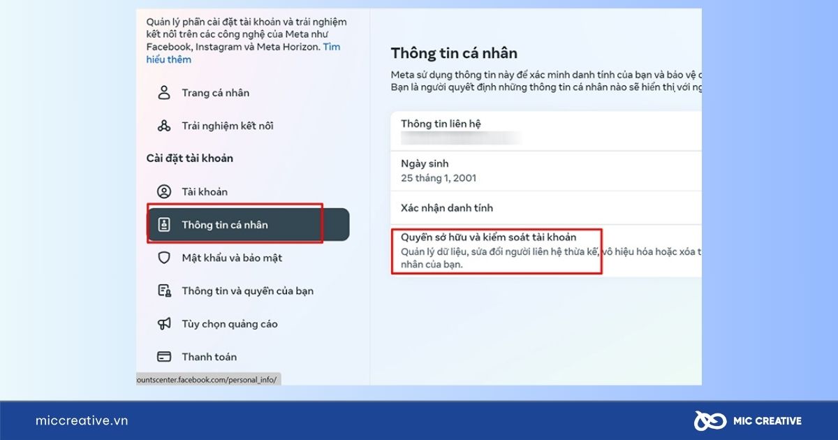 cách khóa trang cá nhân facebook
