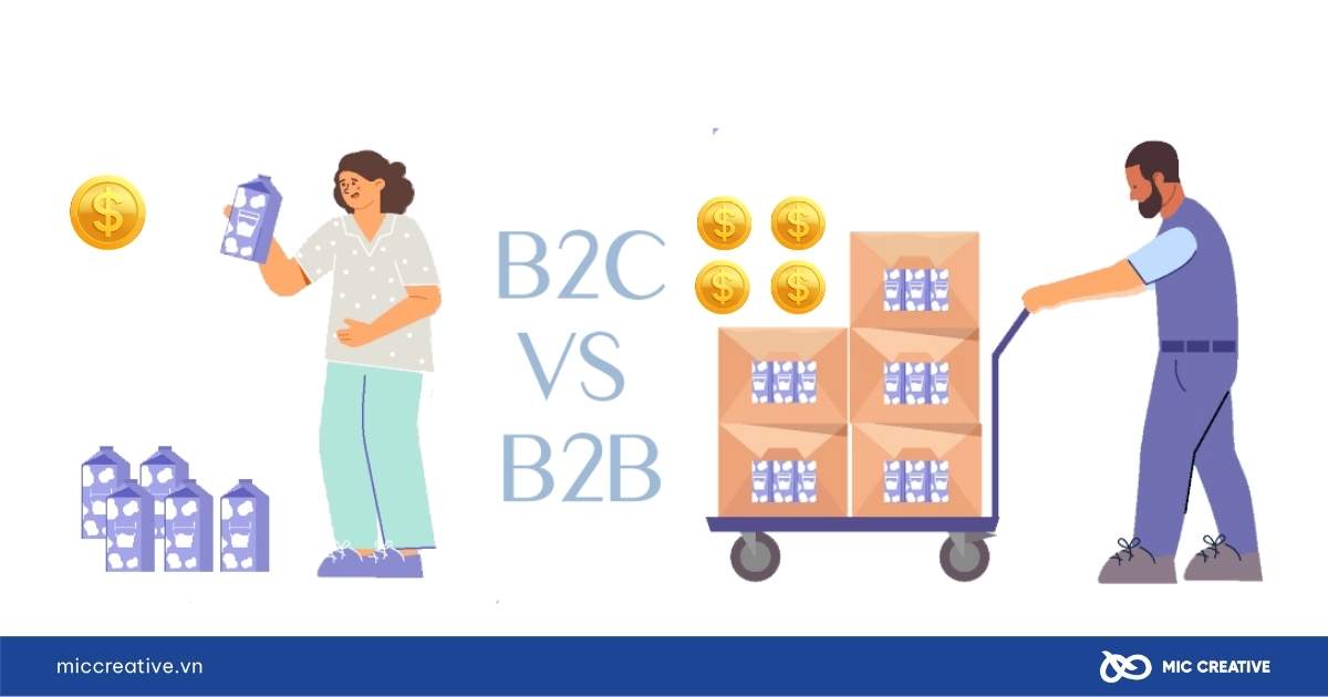 b2b và b2c
