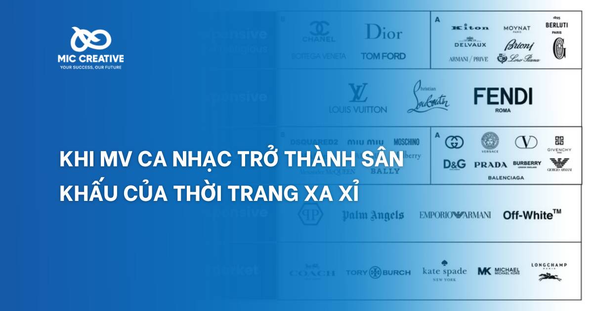 thời trang xa xỉ trong mv ca nhạc