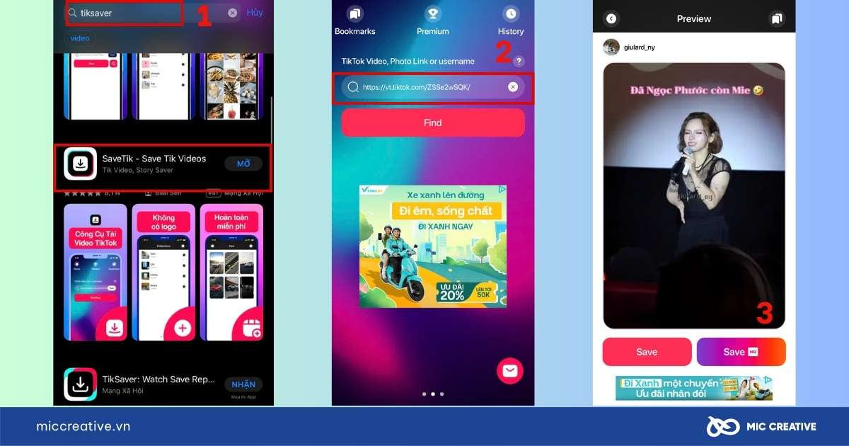 tải video tiktok không logo