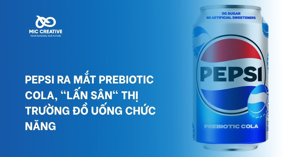 Pepsi ra mắt Prebiotic Cola, 