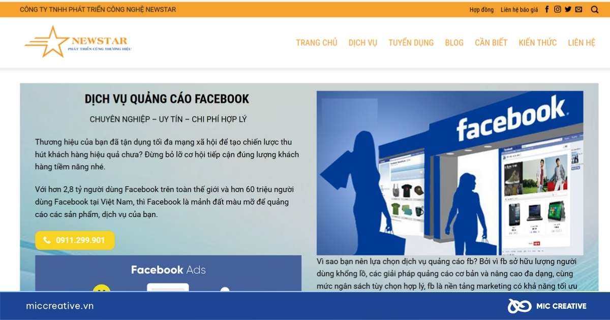 công ty quảng cáo facebook