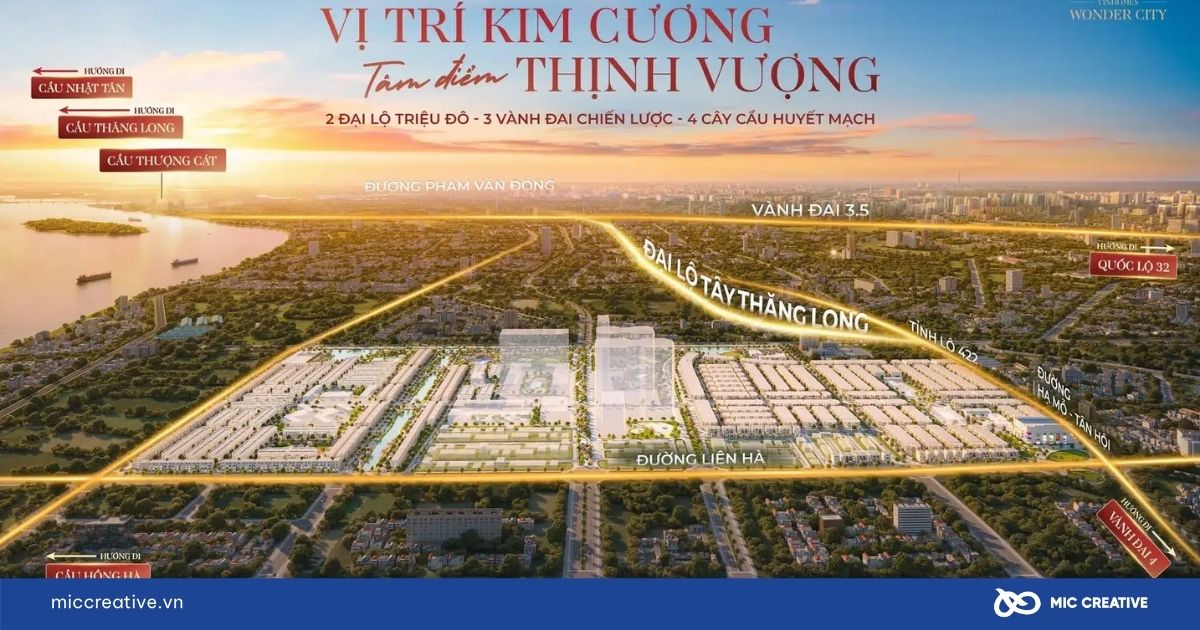 Dự án thiết kế landing page Vinhomes Wonder City