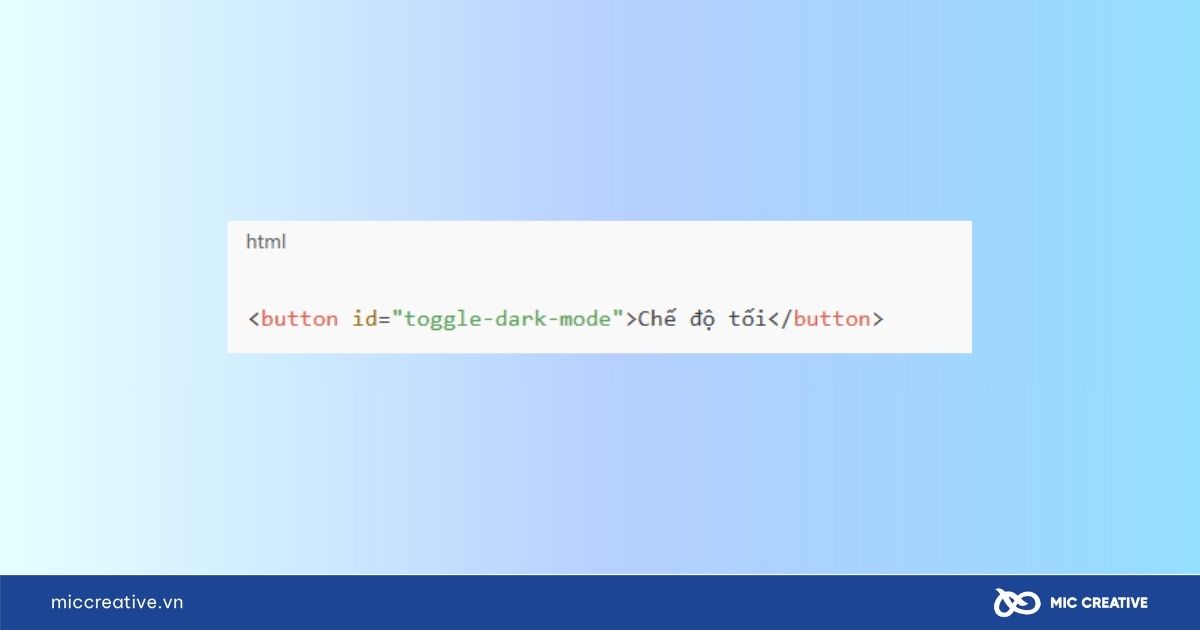 Dark Mode trong thiết kế website