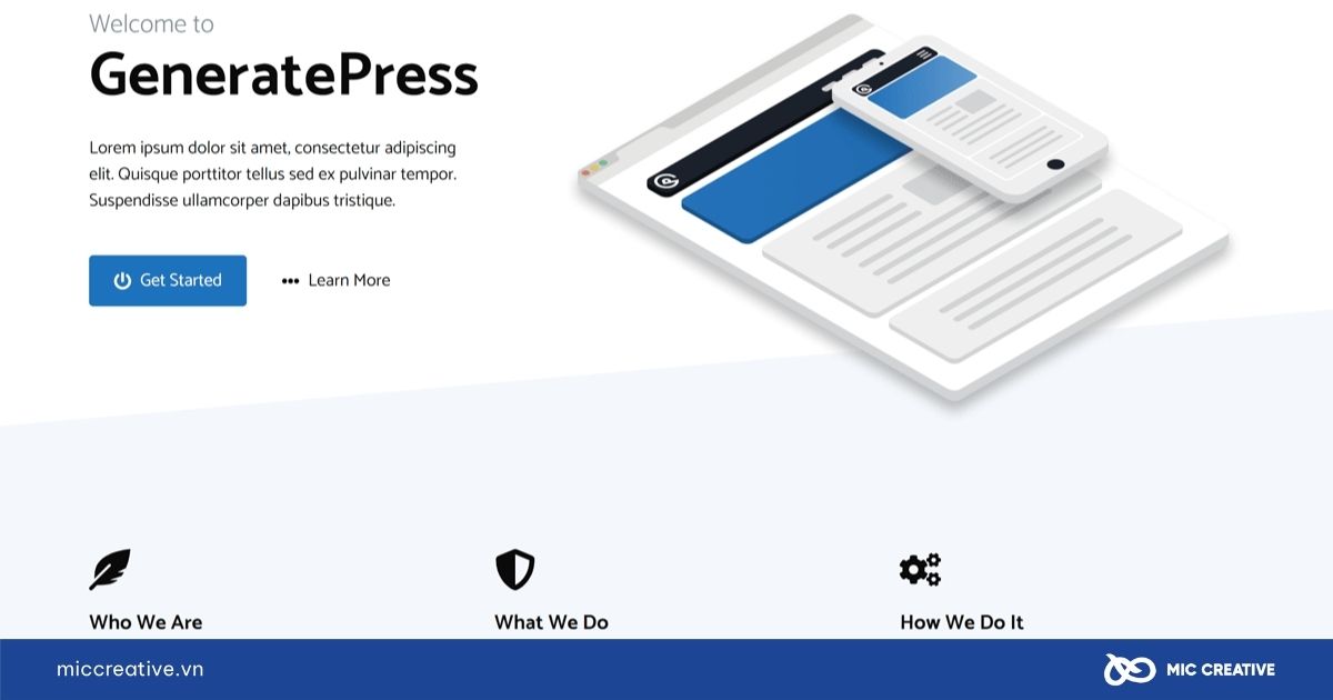 Theme WordPress GeneratePress