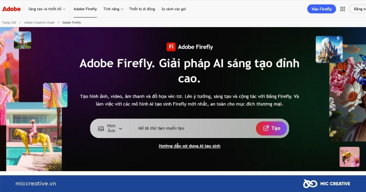 Web AI Adobe Firefly