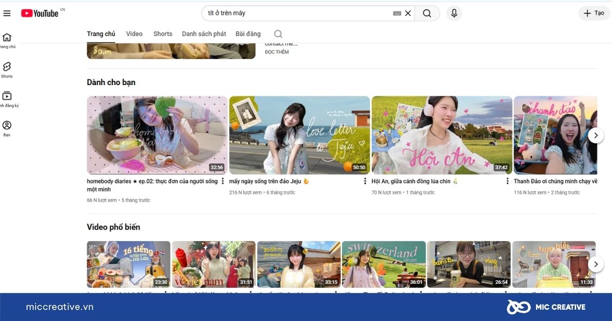 Thiết kế thumbnail thu hút và nhất quán